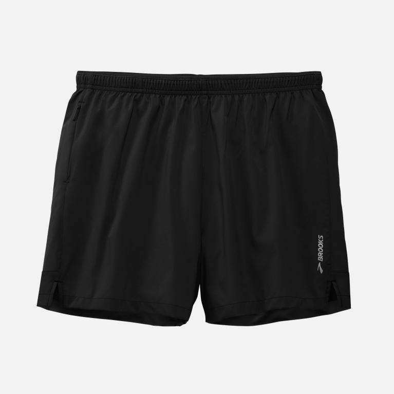 Brooks Go-To 5 - Pantalones Cortos Hombre - Negras (WGOZ-42016)